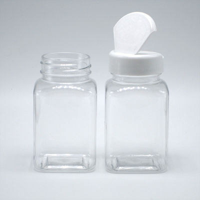 100 ml PET vierkante pot Pharma's langdurige voor snoep suiker opslag