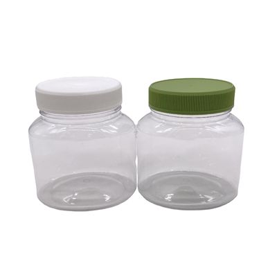 Basismateriaal PET 250 ml Aanpasbare kleur Plastic fles voor voedsel Koffie Huisdierenvoer