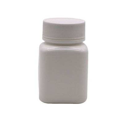 Persoonlijke kleur 60 ml HDPE vierkant plastic fles voor tablet