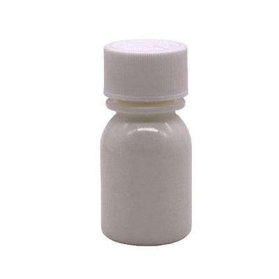 30 ml PE witte orale vloeistof fles met kindbeschermd deksel en CRC-dop