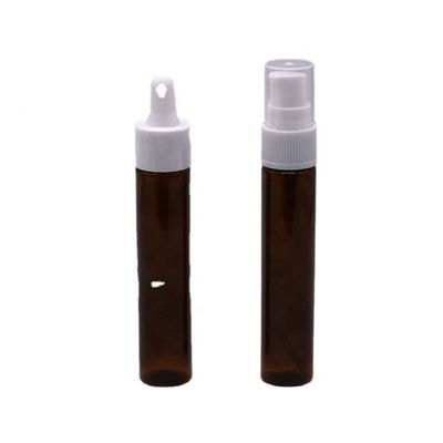 Leakproof 30 ml / 1 OZ PET Draagbare aangepaste kleur Amber / Bruin Trigger Spray Flasje