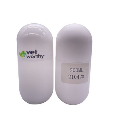 120 ml/130 ml/180 ml/200 ml/250 ml HDPE plastic capsulevormige fles voor vitamine supplement pil