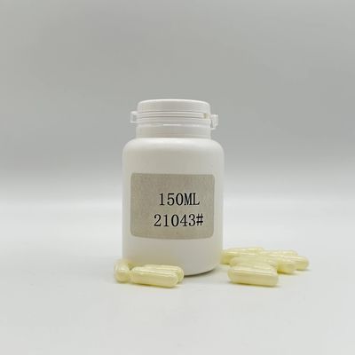 Verzegelde kap af te scheuren Plastic Medicine Capsule Supplement Flasjes voor 150 ml Capaciteit