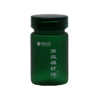Geneesmiddelpoeder capsule 70 ml PET plastic fles met schroefkap en etiket afdruk
