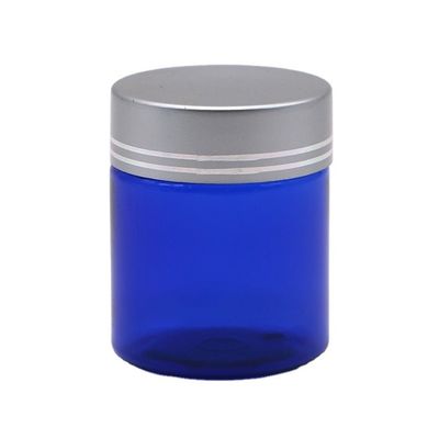 Hervulbare 40 ml/1.3 oz PET-pil Capsule Visolie Fles met zilveren aluminium schroefdop