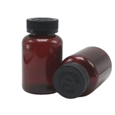 Schroefkap 180 ml PET Plastic Pill Flasje voor Pillen Poeder Capsule Tablet HOT SEAL