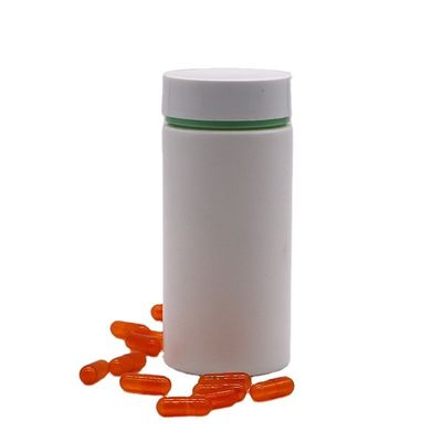 200 ml HDPE plastic flesje met mat lichaam en aangepast kleur embossed logo