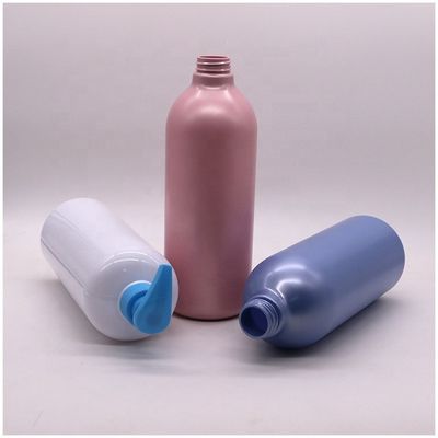 Cap type pomp 1000 ml capaciteit ronde flessen voor aangepaste kleur lotion body wash