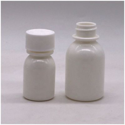 HDPE Plastic Type 60mL/2 oz Witte ondoorzichtige verzegelde anti-ultraviolette vloeibare medicijncontainers