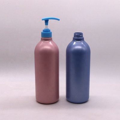 Cap type pomp 1000 ml capaciteit ronde flessen voor aangepaste kleur lotion body wash