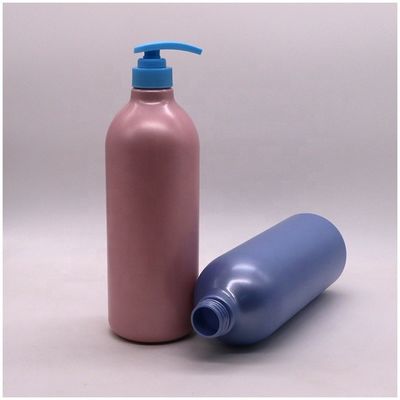 Cap type pomp 1000 ml capaciteit ronde flessen voor aangepaste kleur lotion body wash