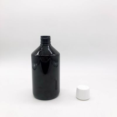 PET-kraagmateriaal Vloeibare geneeskunde Vitamine-supplementen Container met kinderbeschermende dop