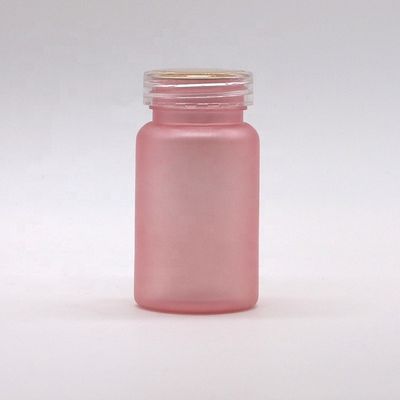 Pharmaceutical Grade 100cc PET Frosted Plastic Pill Flasje met kindvrije schroefkap