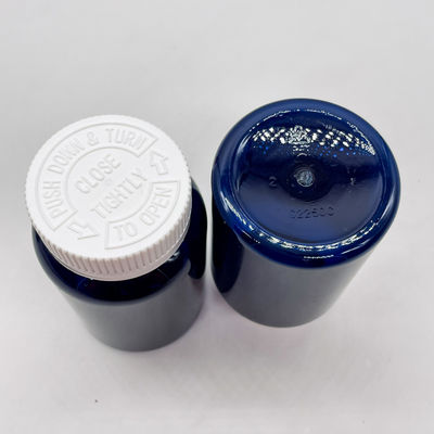 Gepersonaliseerde kleurenlabels Stickers PET Plastic 225ml 7.5oz Medische container met dop