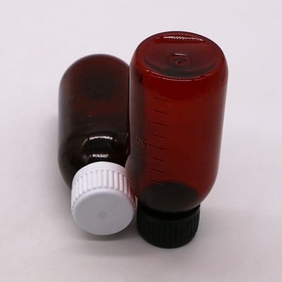 Schroefdeksel 100 ml PET-fles met schaal voor vloeibare aanvulling Ahornsiroop