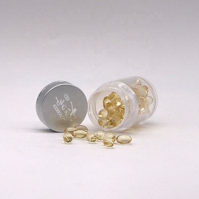 Apotheek Medische tabletten 30 ml container Dubbele laag PS Plastic fles met aluminium deksels