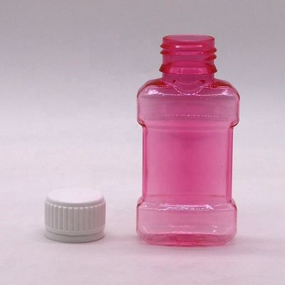 Gepersonaliseerde kleurenprinten 75 ml PET plastic fles voor mondspoeling Vloeistof Reisgrootte