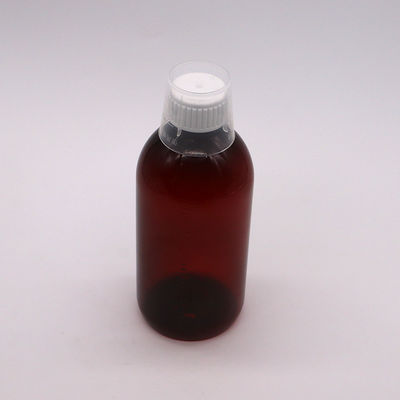 Lichaamsmateriaal PET 300 ml PET lege hoestsiroopfles met schaal en manipulatiebestendige dop