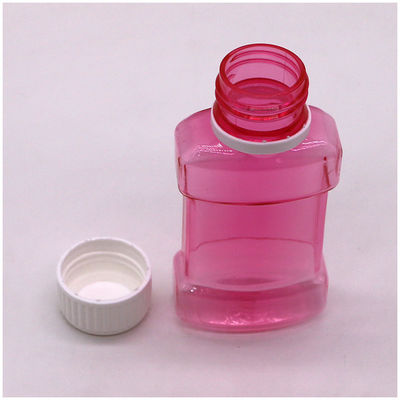 75 ml PET-vloeibare plastic mondspoelmiddelfles voor mondspoelmiddelvloeistof in aangepaste kleur