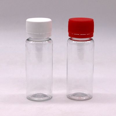 Lichaamsmateriaal PET 50 ml Plastic vloeistofffles voor medische verpakkingen en orale vloeistof
