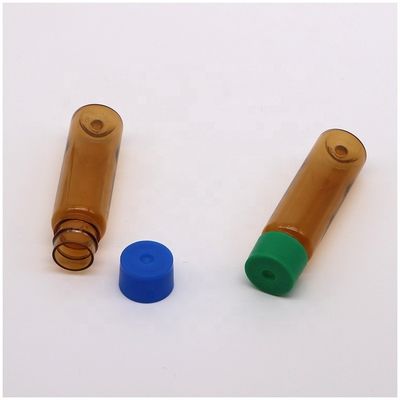 Veiligheidsdoek 10 ml PET voedselkwaliteit Amber plastic fles voor orale vloeibare geneesmiddelen kraag Materiaal PET Ronde vorm