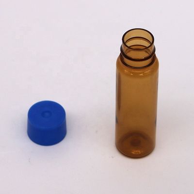 Veiligheidsdoek 10 ml PET voedselkwaliteit Amber plastic fles voor orale vloeibare geneesmiddelen kraag Materiaal PET Ronde vorm