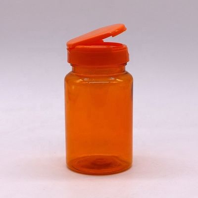150 ml PET-kleurige capsulefles met flip-top cap biologisch afbreekbare medicijnfles