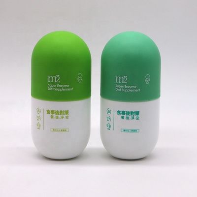 Schroefkap 180 ml lege matte plastic flessen voor vaste poeder capsules Pillenvat