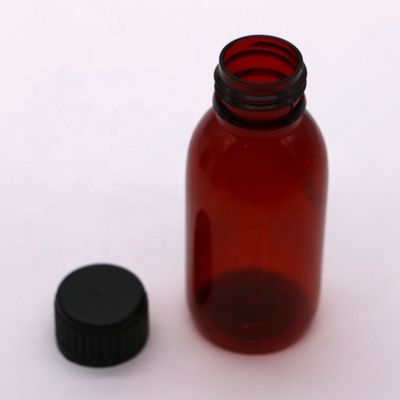 100 ml medisch geschikt oraal vloeibare geneesmiddel in plastic fles met meetschaal inbegrepen