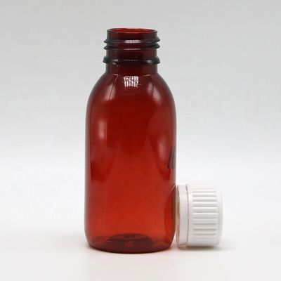 100 ml medisch geschikt oraal vloeibare geneesmiddel in plastic fles met meetschaal inbegrepen