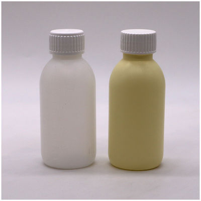 Schroefkap 120 ml / 4 oz PE-siroopfles voor aangepaste kleurgeneesmiddelvloeistofverpakking