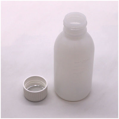 Schroefkap 120 ml / 4 oz PE-siroopfles voor aangepaste kleurgeneesmiddelvloeistofverpakking