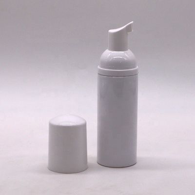 Plastic verpakking mini reisfles 50 ml PET mousse schuimfles met aangepast logo