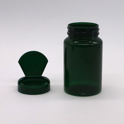 PET 150 ml fles Breed mond Plastic lege flessen 5 oz capsule containers met flip cap