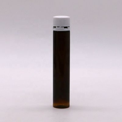 Voedingsmiddelen 25 ml/25 cc Slim glad Amber/Koffie Plastic orale vloeistofff met tamper proof cap