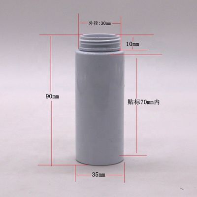 Plastic verpakking mini reisfles 50 ml PET mousse schuimfles met aangepast logo