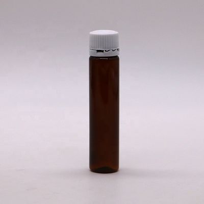 PET-plastic orale vloeistoffffles 20ML/20CC vervalbestendige dop voor gezondheidszorgproducten