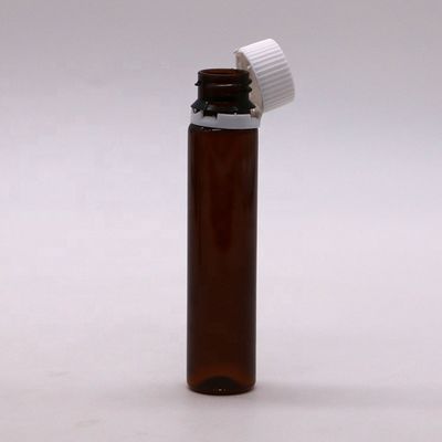 PET-plastic orale vloeistoffffles 20ML/20CC vervalbestendige dop voor gezondheidszorgproducten