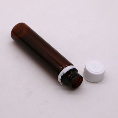 PET-plastic orale vloeistoffffles 20ML/20CC vervalbestendige dop voor gezondheidszorgproducten