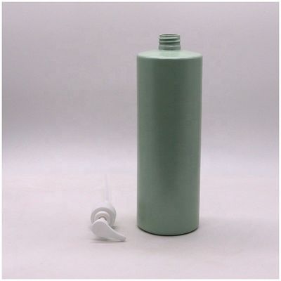 Schermdruk 1000mL HDPE aangepaste kleurlotionfles voor pomp/sprayer douchegel