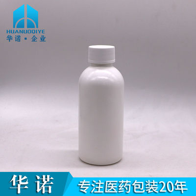 Op maat gemaakte etiketten 200 ml HDPE lege orale vloeistoffffles voor siroop en mondwater