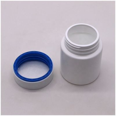 100 ml HDPE Plastic Medicine Flask Rechte ronde pot voor capsule tablettenhouder
