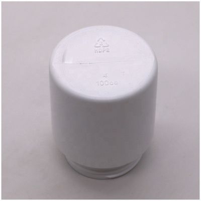 100 ml HDPE Plastic Medicine Flask Rechte ronde pot voor capsule tablettenhouder