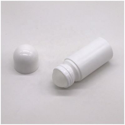 50 ml/50cc HDPE witte plastic rol op fles Ronde vorm voor andere essentiële cosmetische producten