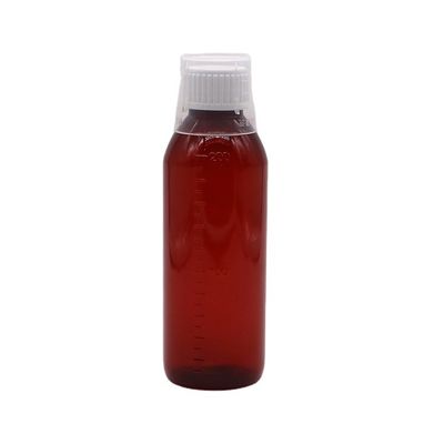 200cc Ovale Amber Recept Apotheek Flessen PET Vloeibare Geneesmiddelen voor Apotheekopslag