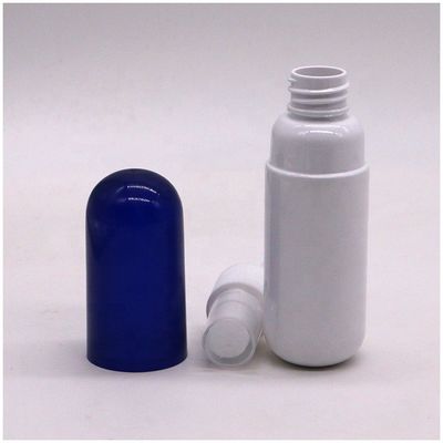 Aanpasbare kleur 50 ml PET mini capsule vorm plastic fles voor persoonlijke verzorging
