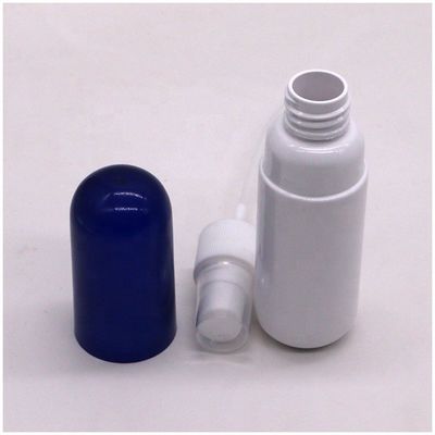 Aanpasbare kleur 50 ml PET mini capsule vorm plastic fles voor persoonlijke verzorging