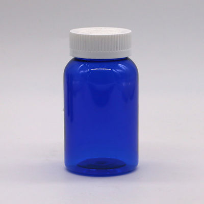 Industriële 160ml PET Luxury Golden Cap Plastic Flask voor visolie/capsule/pil/honing