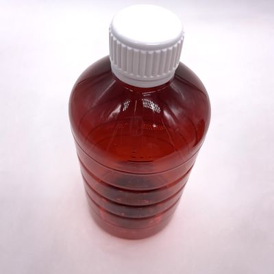 500cc PET Plastic Cylinder Flask voor Liquid Supplement Medicine 500mL/16.9oz Ronde vorm