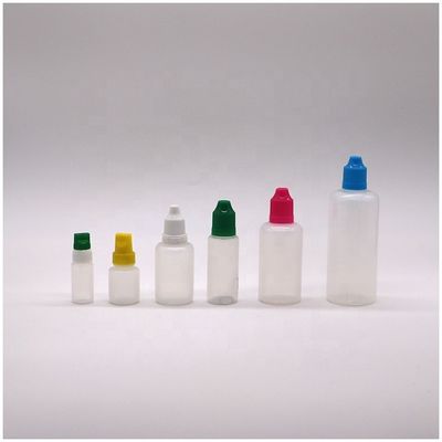 Kinderdichte dop knijpelige oogvloeistof essentiële olie knijpfles 5ml/10ml/15ml/20ml